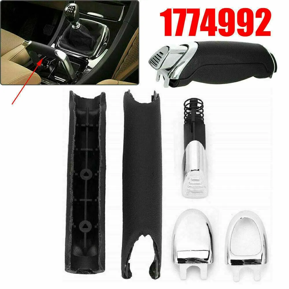 

1 Набор, автомобильный Простая установка ручной стояночный тормоз Стоп рычаг комплект для Ford S-Max 06-15 автомобильные аксессуары мягкость ручн...