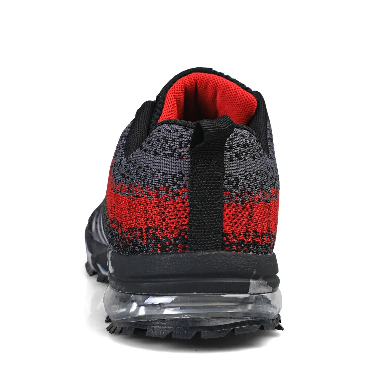 Hot Large Size Black Keep Running Shoes Men Weaving Breathable Shoes Cheap Outdoor Air Bounce Sport Shoes Men Non Slip Sneaker