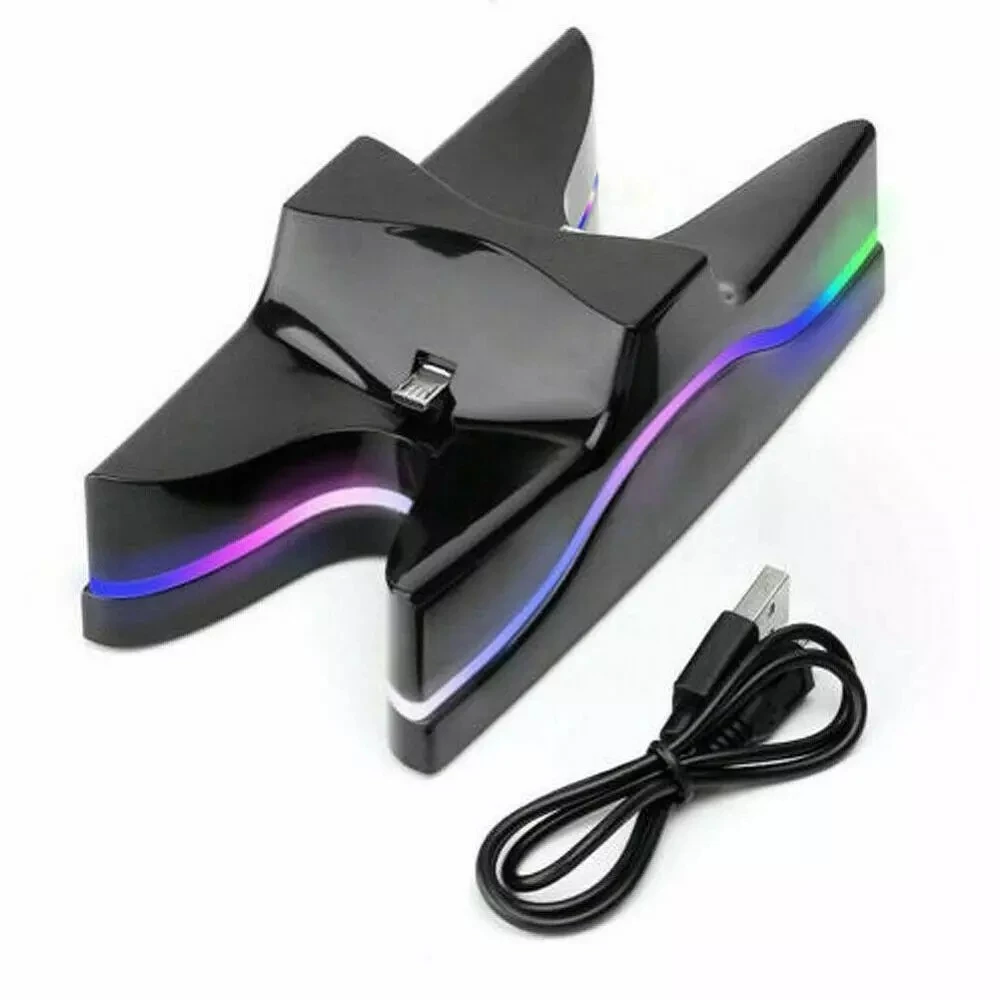 Специальная зарядная док-станция в форме НЛО с 2 USB-портами для PS4 Pro тонкая
