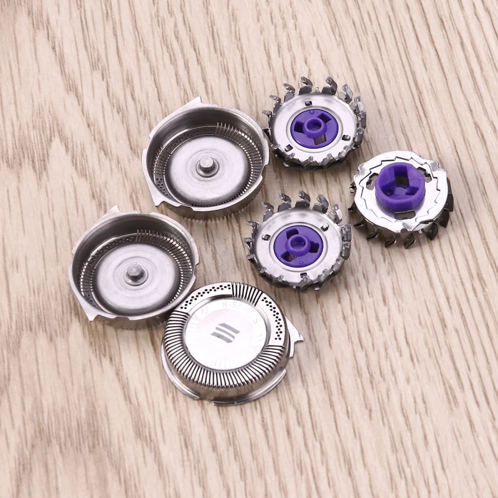 

3pcs Replacement Heads for Norelco HQ8 / HQ8894 / HQ7160 Shavers (Silver)