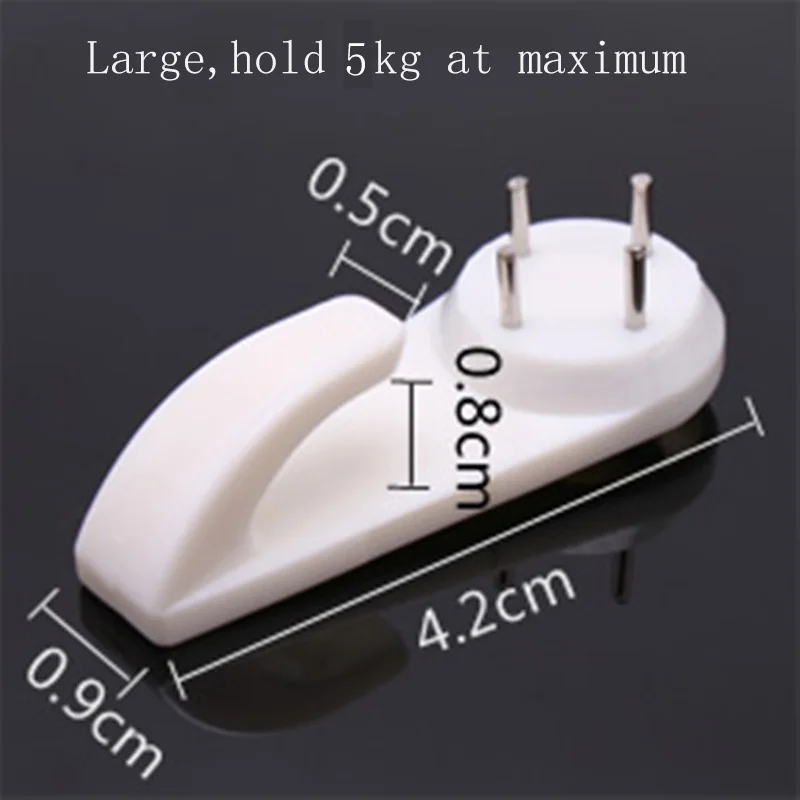 20 шт. пластиковые Невидимые настенные брелоки|Крючки и направляющие| |