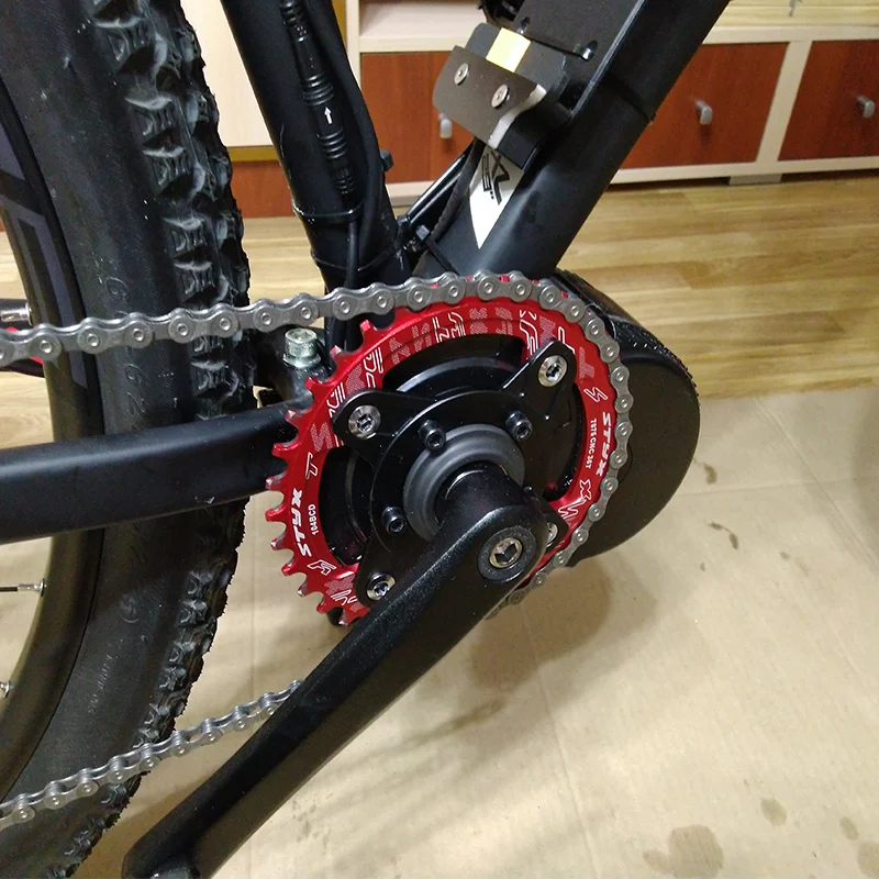 

Electric Bicycle Chain Wheel 32T 34T 36T 38T Black Blue Red For Bafang Mid Drive Motor BBS Replacements E-Bike Conversion Kits