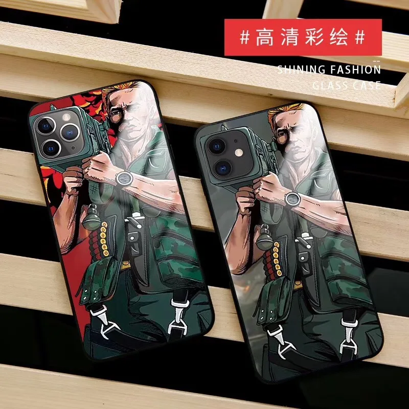 Чехол из ТПУ и закаленного стекла для iphone 12 mini 11 PRO MAX Schwarzenegg apple 13 pro max | Мобильные