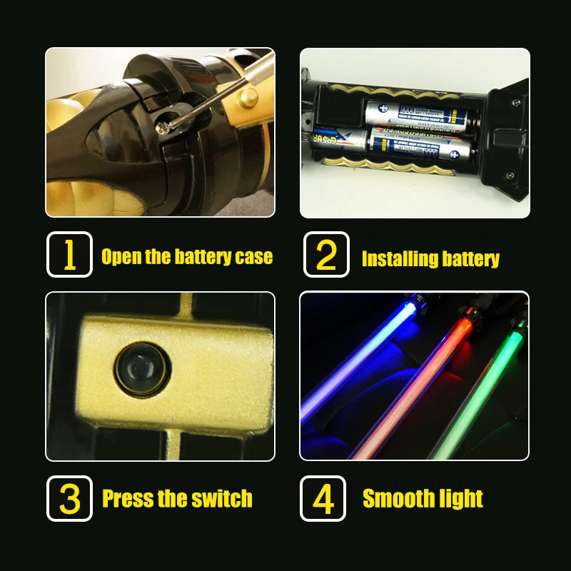 Цветной световой меч имитация меча игрушка креативный светящийся уличный