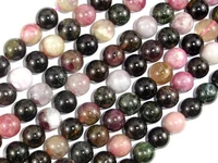 wholesale genuine multi tourmaline beads4mm 6mm 8mm 10mm 12mm round gem stone loose beads for jewelry making1 of 15 strand