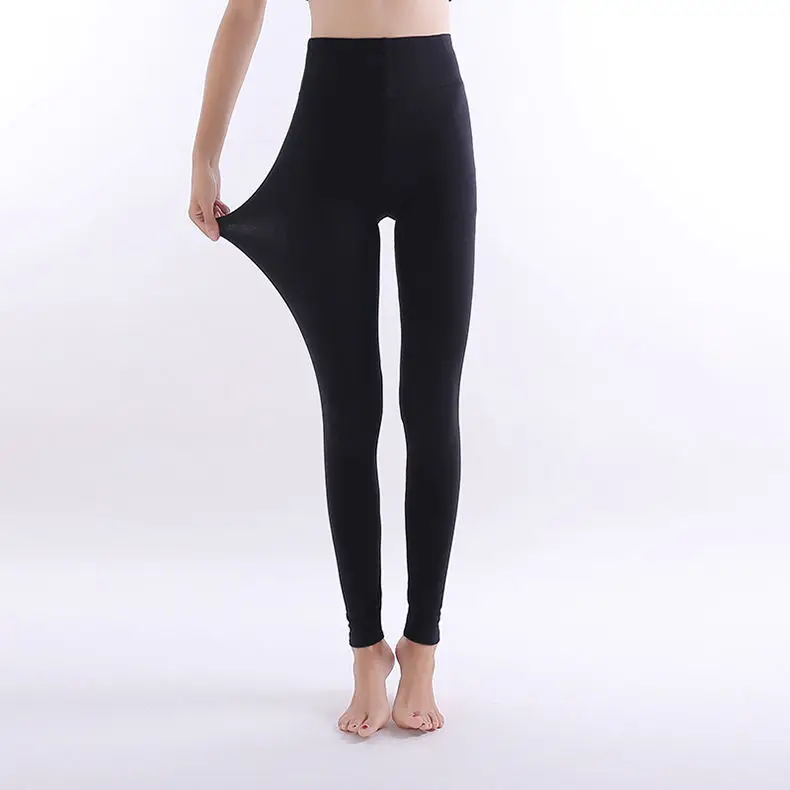 

Women 2020 Spring Autumn Full Length Cotton High Waist Casual Skinny Comfortable Leggings Female Solid Slim Legging Pants L427