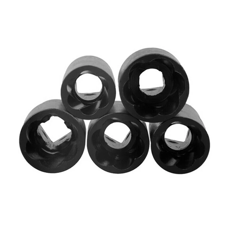 

6 pcs Nut Extractor Damaged Remover Bolt Kit Chrome Molybdenum Steel With rod