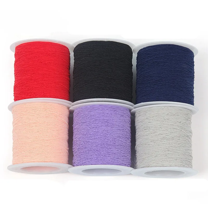 200 ярдов 0 3 мм круглая эластичная резиновая лента нейлоновый браслет бусины