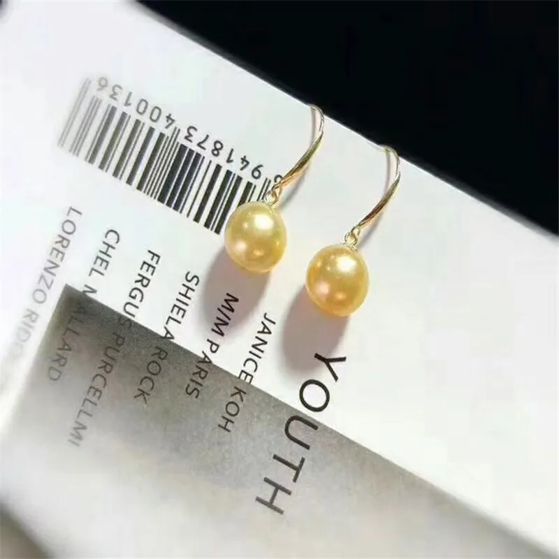

Genuine 18K Yellow Gold Earrings Ear Hook Ear Line Earring Blank Bracket DIY For Women Earring Jewelry Accessories Bijoux