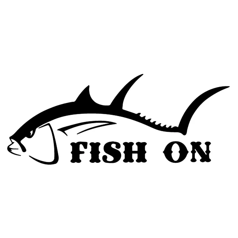 

Fish Stickers Carp Exquisite Decals High Quality Car Decoration Personality Pvc Waterproof Decals Black/white, 17cm*7cm