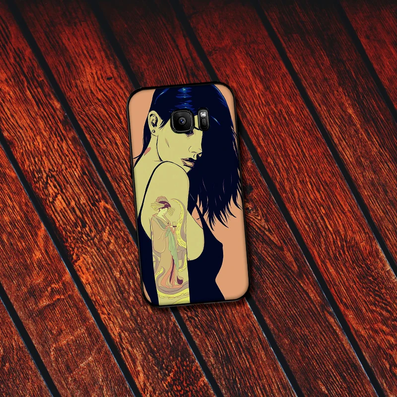 Пикантные властная татуировки для девочек Мягкий силиконовый чехол телефона