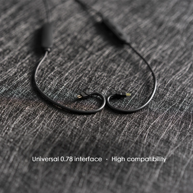 Moondrop Littleblack Bluetooth 5,0 высококачественный Bluetooth кабель Поддержка Aptx 0,78 AAC SBC 0,78 интерфейс