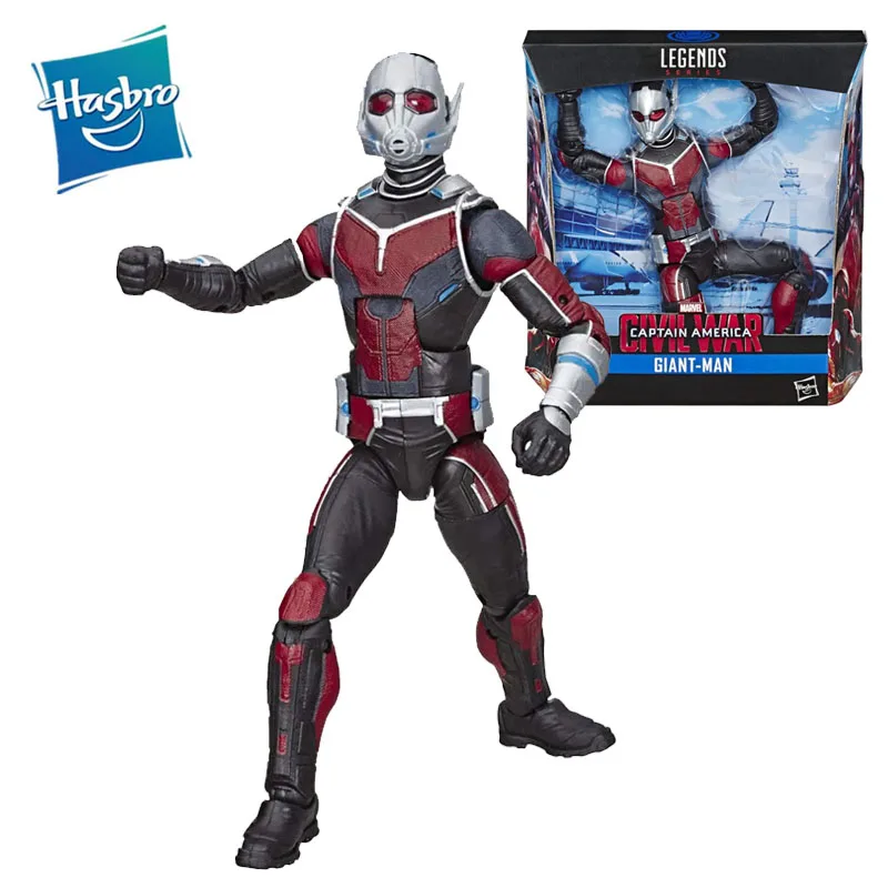 

10Inch Hasbro Marvel Legends Series The Avengers 80Th Anniversary Ant-Man Deluxe Giant Man Pvc Anime Action Figures Model Toys