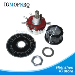 Набор запчастей WTH118, 1 комплект, потенциометр 2 Вт 1A 1K 2,2 K 4,7 K 10K 22K 47K 100K 470K 1M ohm MF-A03 + WHT118 + шкала 0-100