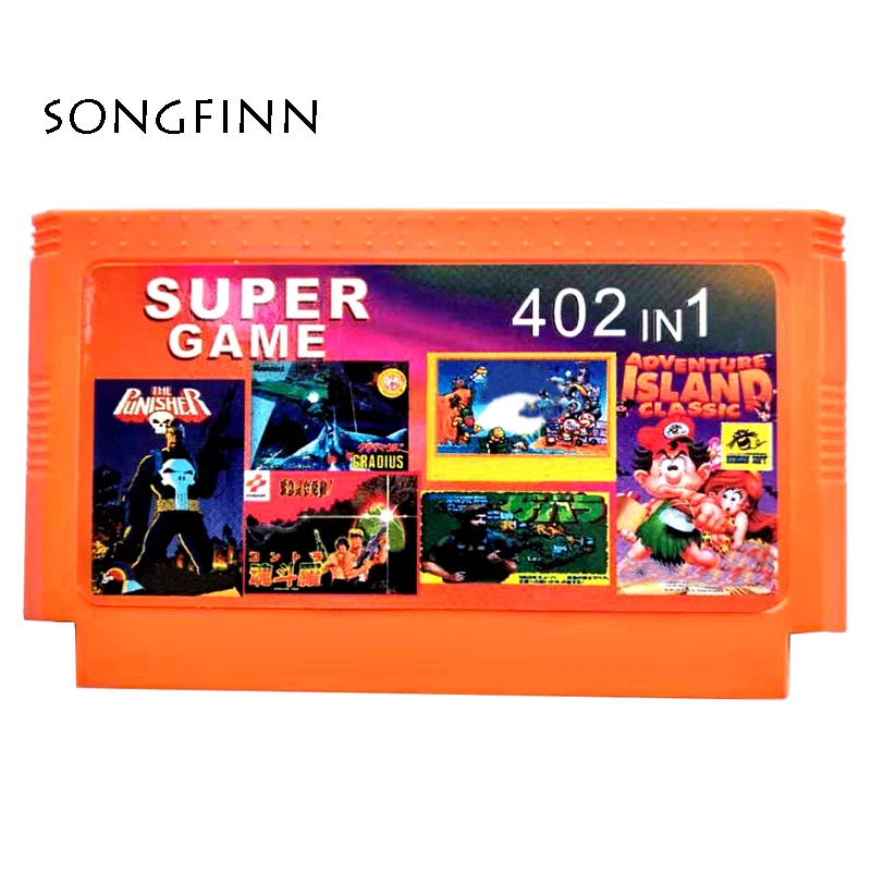 

Best Gift Hot Games Cartridge 60 Pin Cart Game Card For 8 Bit Game Player 402 in 1
