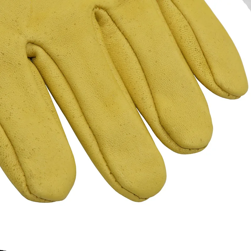 Перчатки для пчеловодства защитные перчатки дышащие желтые сетчатые белые из