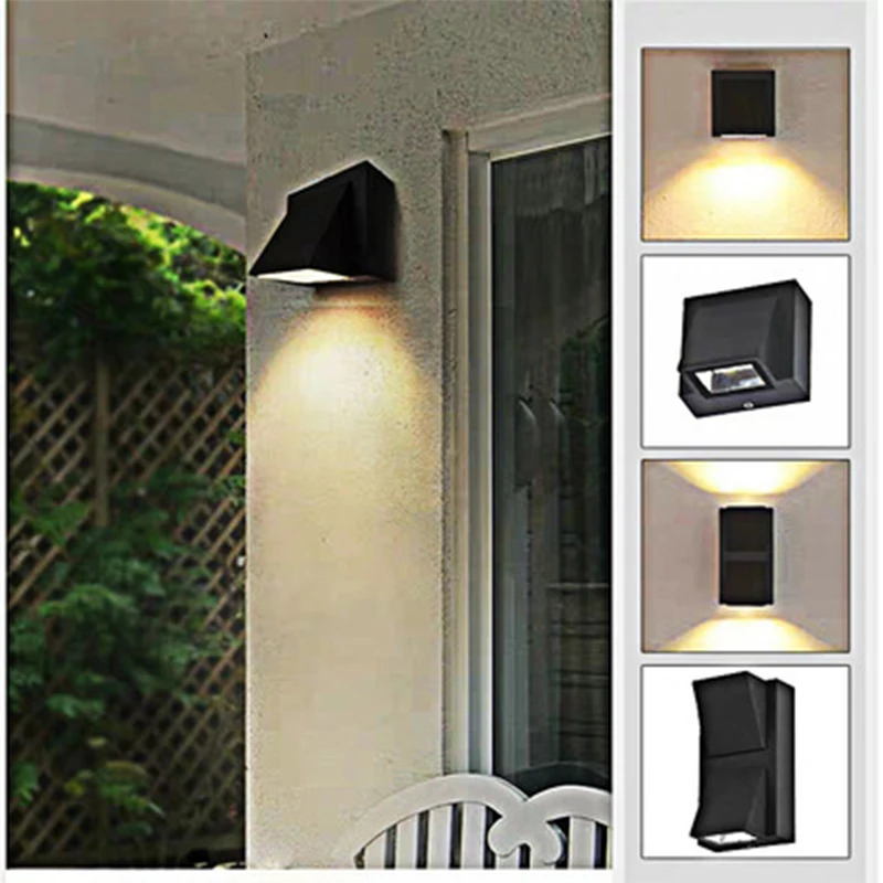 6 Вт наружная настенная светодиодная лампа водонепроницаемые наружные настенные