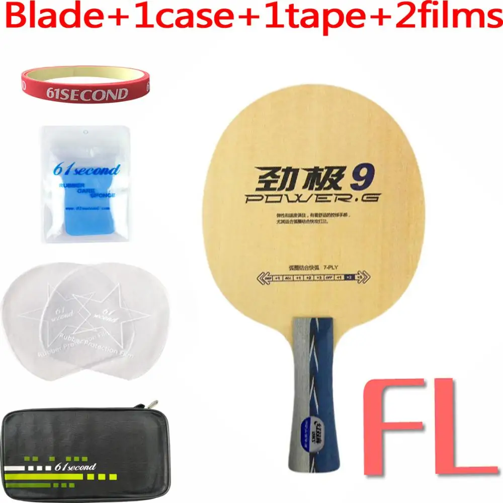 FL with F 1 case DHS POWER. G9 PG9 PG 9 PG-9 Настольный PingPong стол, настольный PingPong Blade - Цвет: FL with F 1 case