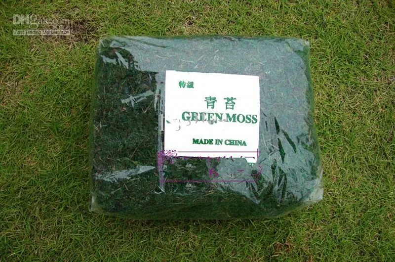 300G/lot Artificial Green moss decorative plants vase artificial turf silk Flower accessories for flowerpot decorations supplies | Дом и сад