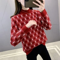 oversized pullover womens sweater knitted woman sweater loose womens jumper