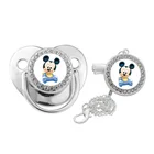 Цепочка Микки Маус Disney для Ловца, держатель для соски, аксессуар для детской одежды