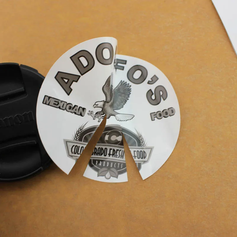 Изготовитель этикеток для наклеек в виде яиц хрупкие этикетки размера рулона