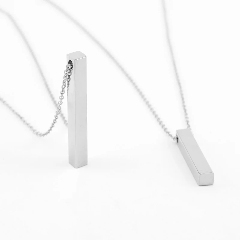 Женский ожерелье из нержавеющей стали с пустым кулоном 30 мм 40 | Украшения и