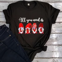 all you need is love gnome shirt valentines day t shirt gnome valentines tee couple matching clothes gift women sexy tops