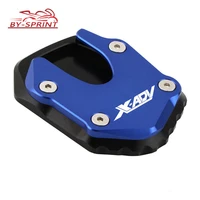 new motorcycle accessories cnc foot kickstand side stand enlarge enlarger extension pad for honda xadv 750 x adv 2021 2022
