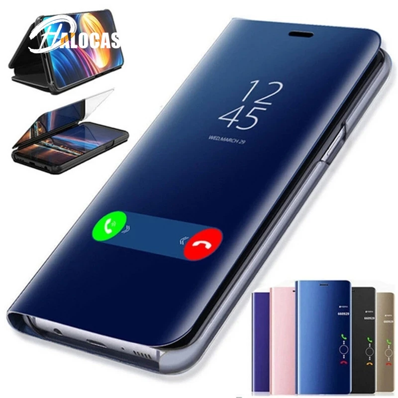 Умный чехол книжка для Xiaomi Redmi 4X 5 Plus 6 Pro Note 4 5A 7 Mi 5X 6X 8 Lite 9 SE Poco F1 A1 A2