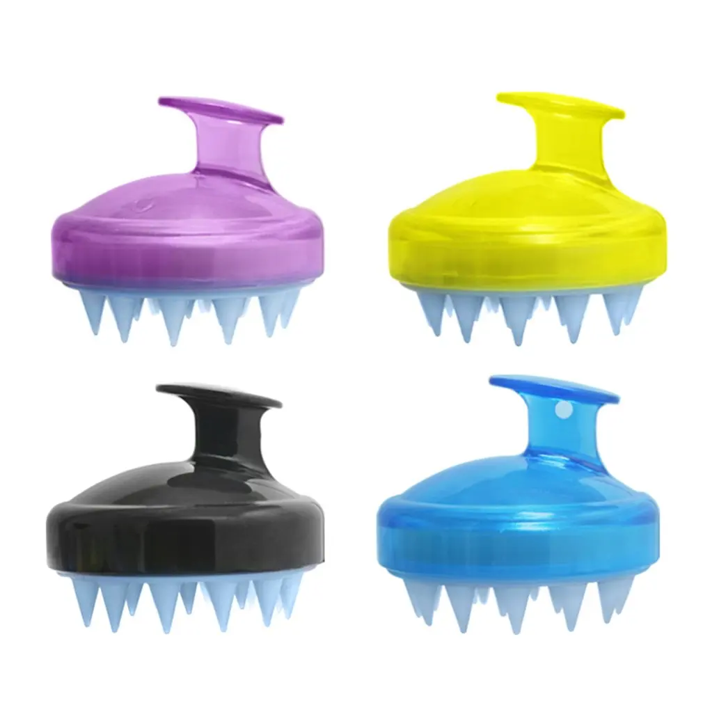 

Mini Hair Brush Scalp Massage Comb Portable Soft Silicone Comb Shampoo Brush Comb Massager Health Care