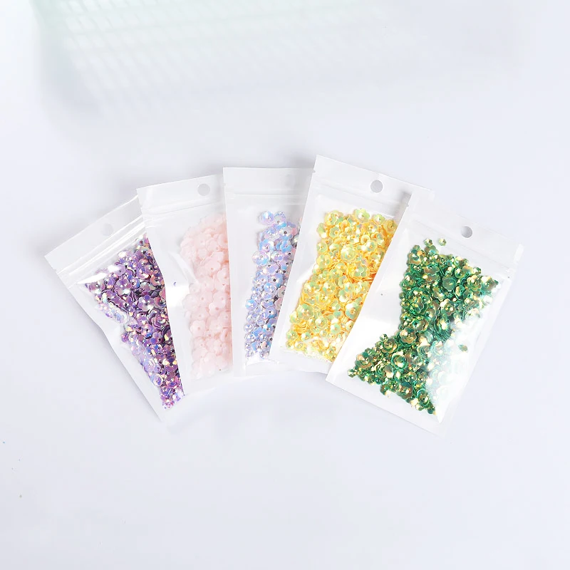 10 г смешанный размер импортный Золотой светильник вогнутая Слива блестки