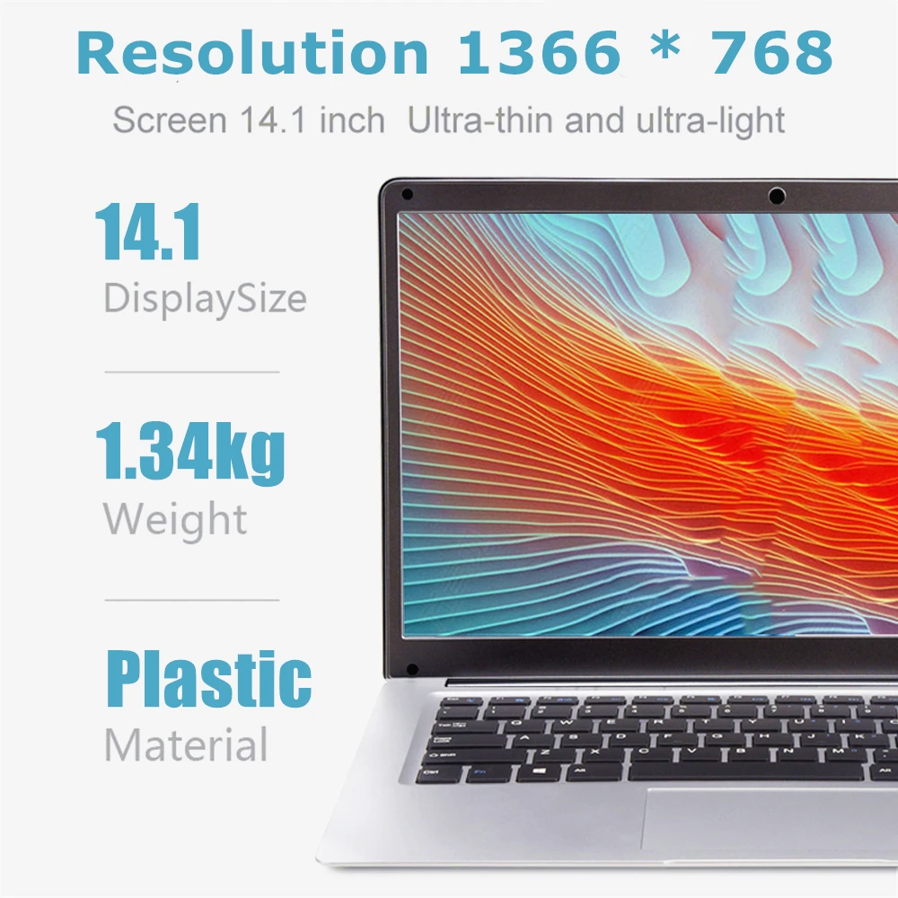 Ноутбук KUU SBooK 14 1 дюйма для Intel E8000 четырехъядерный 4 Гб ОЗУ 64 ГБ eMMC FHD экран легкий