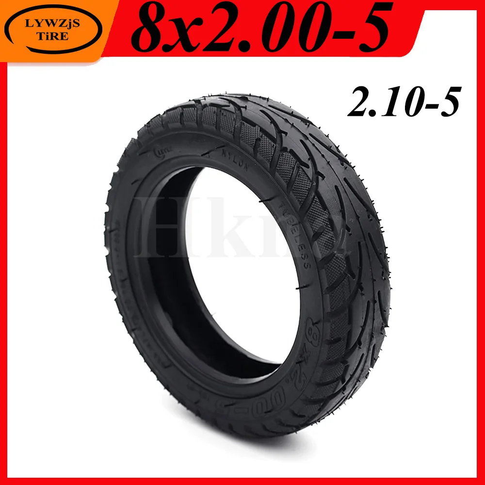 

8x2.00-5 Tubeless Tire 2.10-5 Vacuum Tyre for Electric Scooter Pocket Bike Electric Wheelchair Motor