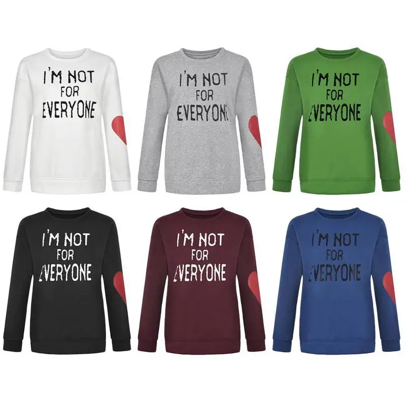 

Fashion Letter Love Printed Sweatshirt Women Oversized Jumper Hoodie Sweatshirts Hoodies Sportwear Tops Pullover Tracksuits Q1A9