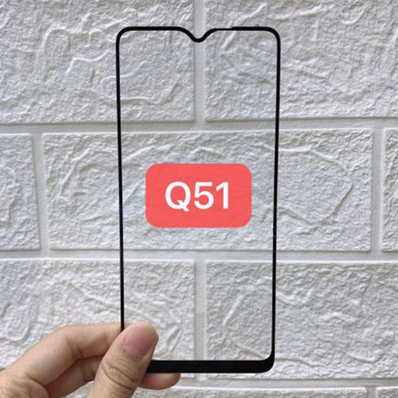 2 шт 3D закаленное стекло для LG Q51 полное покрытие экрана Защитная пленка