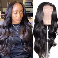 aimeya black body wavy human hair lace front wig pre plucked 13x6 transparent lace perruque cheveux humains br%c3%a9siliens solde