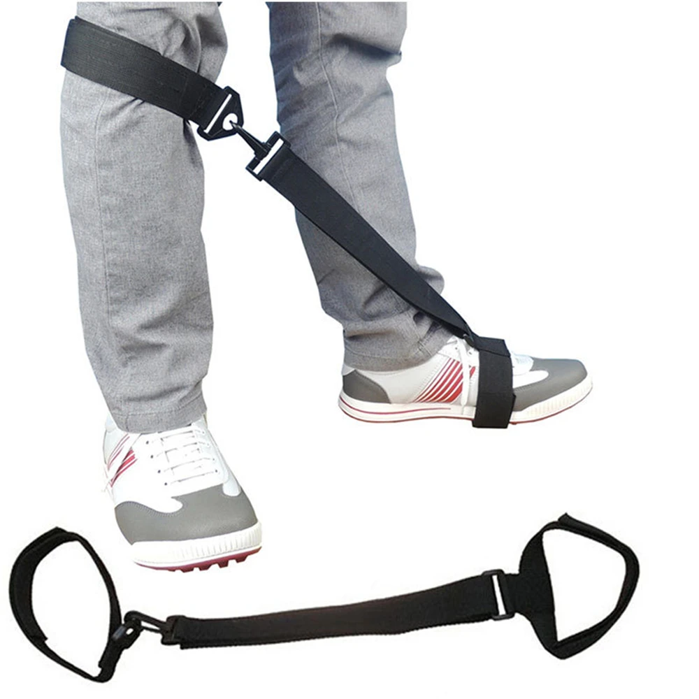 Golf Leg Posture Correction Support Belt Nylon Webbing Golf Leg Movement Correcter for Auxiliary Swing Posture Correct Training