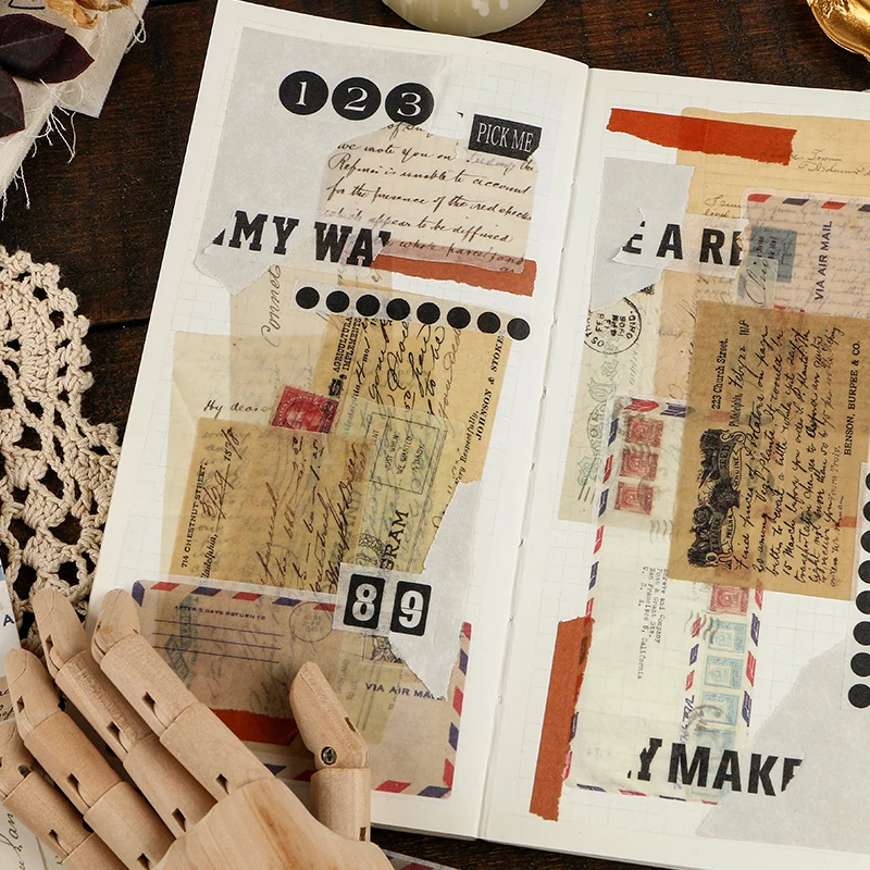 60 шт. декоративные наклейки из бумаги васи для скрапбукинга дневники стикеры