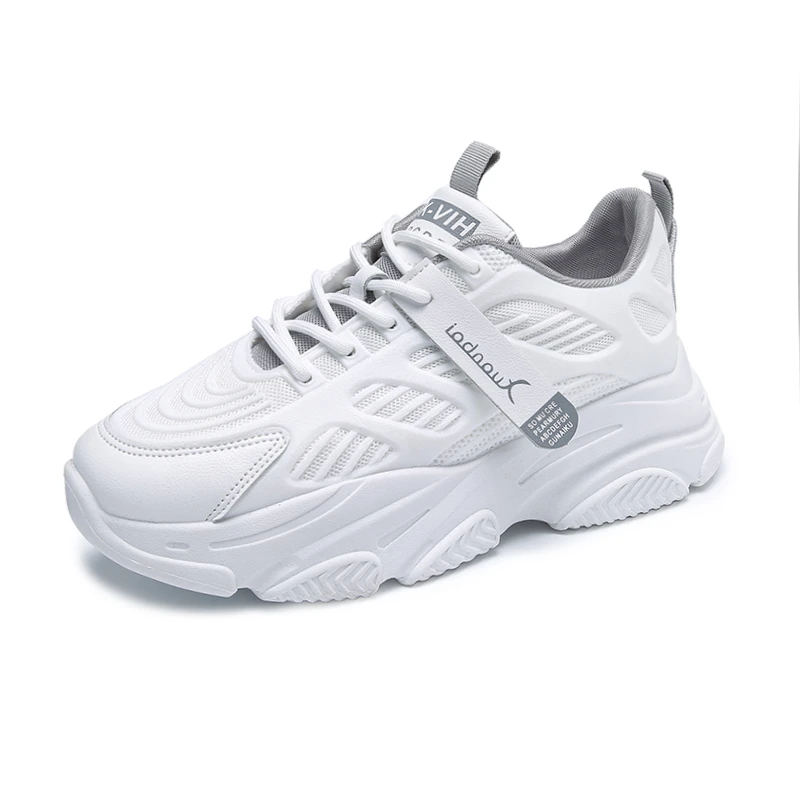 

Women's Sports Shoes Fashion 2021 New Fall Fashion Breathable Mesh Surface Non-slip Platform Shoes Casual Lace-up Shoes