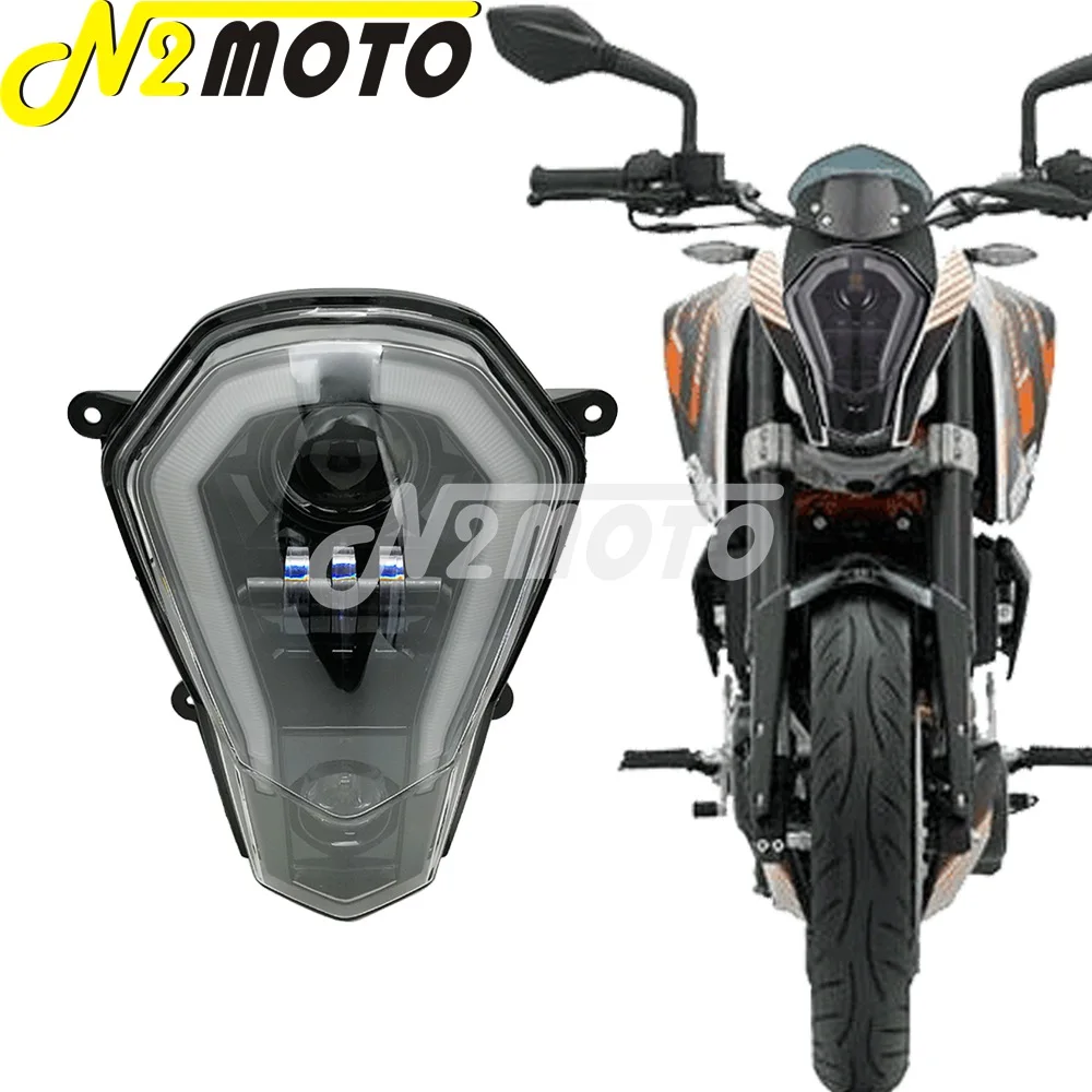 Enduro LED Headlight Replacement HI Low Running Light Turn Signal Auxiliary Integrated For KTM DUKE 125 200 250 390 11-16 |