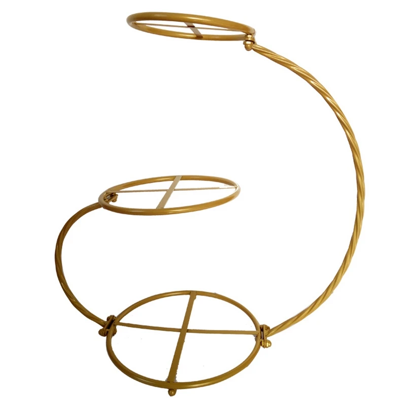 

Creative Cake Stand Wedding Birthday Party Cake Display Holder Metal Dessert Cupcake Cookies Home Kitchen Baking Tool