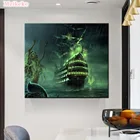 Diy 5D пиратский корабль морская Русалка океан полностью Алмазная краска наборы для вышивки крестиком художественная живописная 3D краска алмазами мозаика подарок