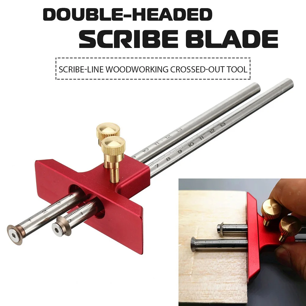 

Цифровой штангенциркуль, измерительный инструмент для деревообработки, с двойной головкой