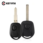 Чехол KEYYOU корпус автомобильного ключа дистанционного управления для Ssangyong ACTYON, Kyron, Rexton RX7, с 2 кнопками, чехол для брелка с ключом