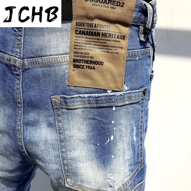 

2021 WOMEn/Man NEW Ripped D2 Biker Jacket slim Jeans Men Pants DSQ2 A391