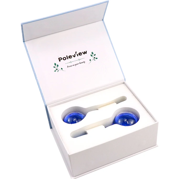 Ice Globles Roller Ball Facial Massage Tools for Skin Treatment with Box by Poleview |