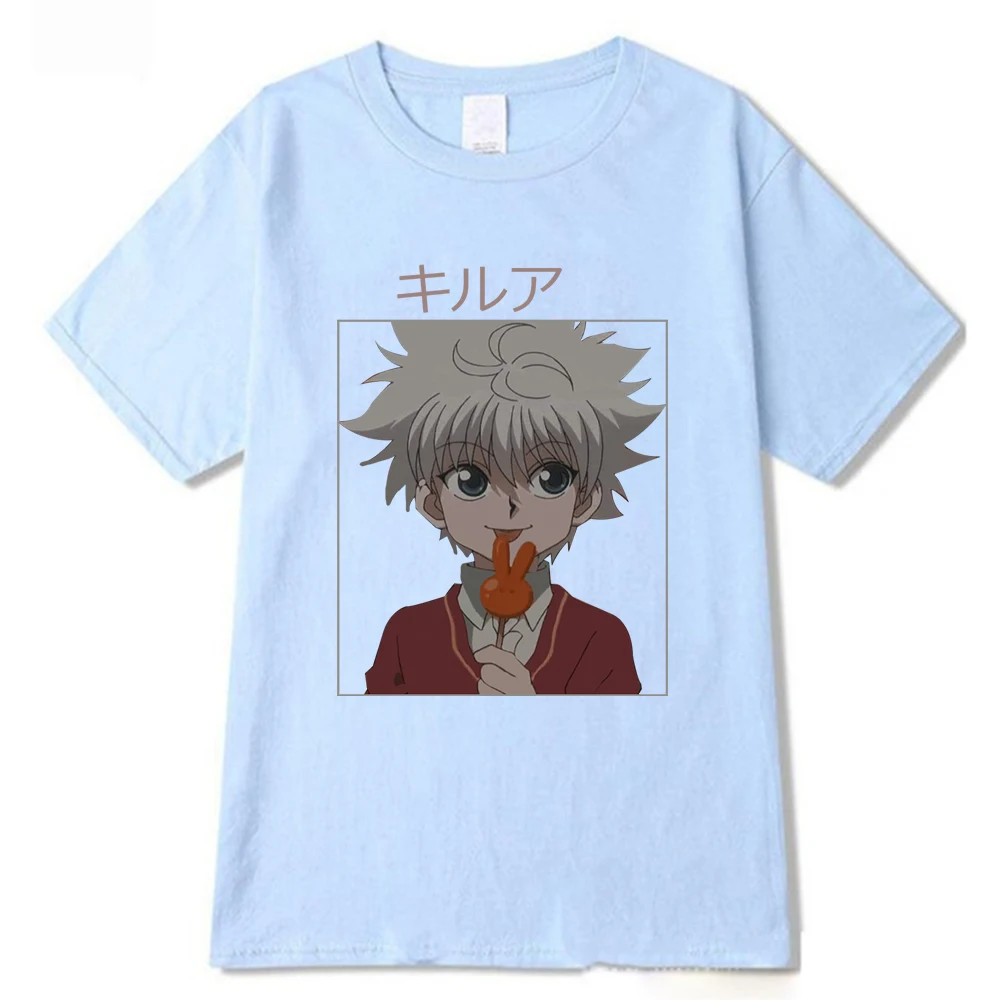 

T-shirt Streetwear Hunter X Hunter Summer Harajuku Cool Tshirt Unisex T Shirt Japanese Anime Funny Hip Hop Tops Tees Male