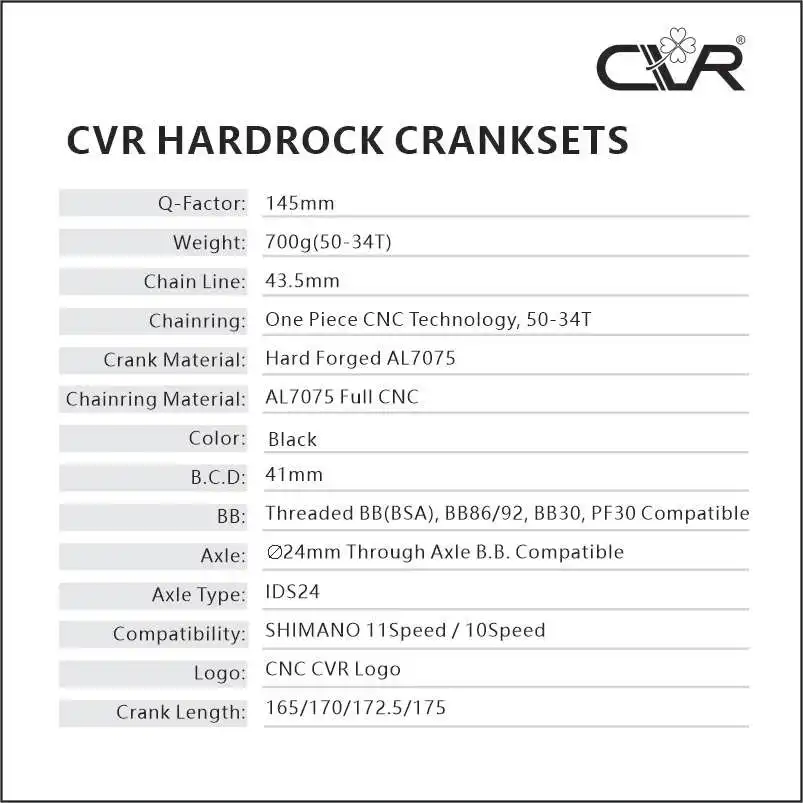 ZRACE HARDROCK 2x10 /11/12 Скорость Road Chainset цепи рукоятка колеса протектор 50/34T 165 мм/170 мм/172 5