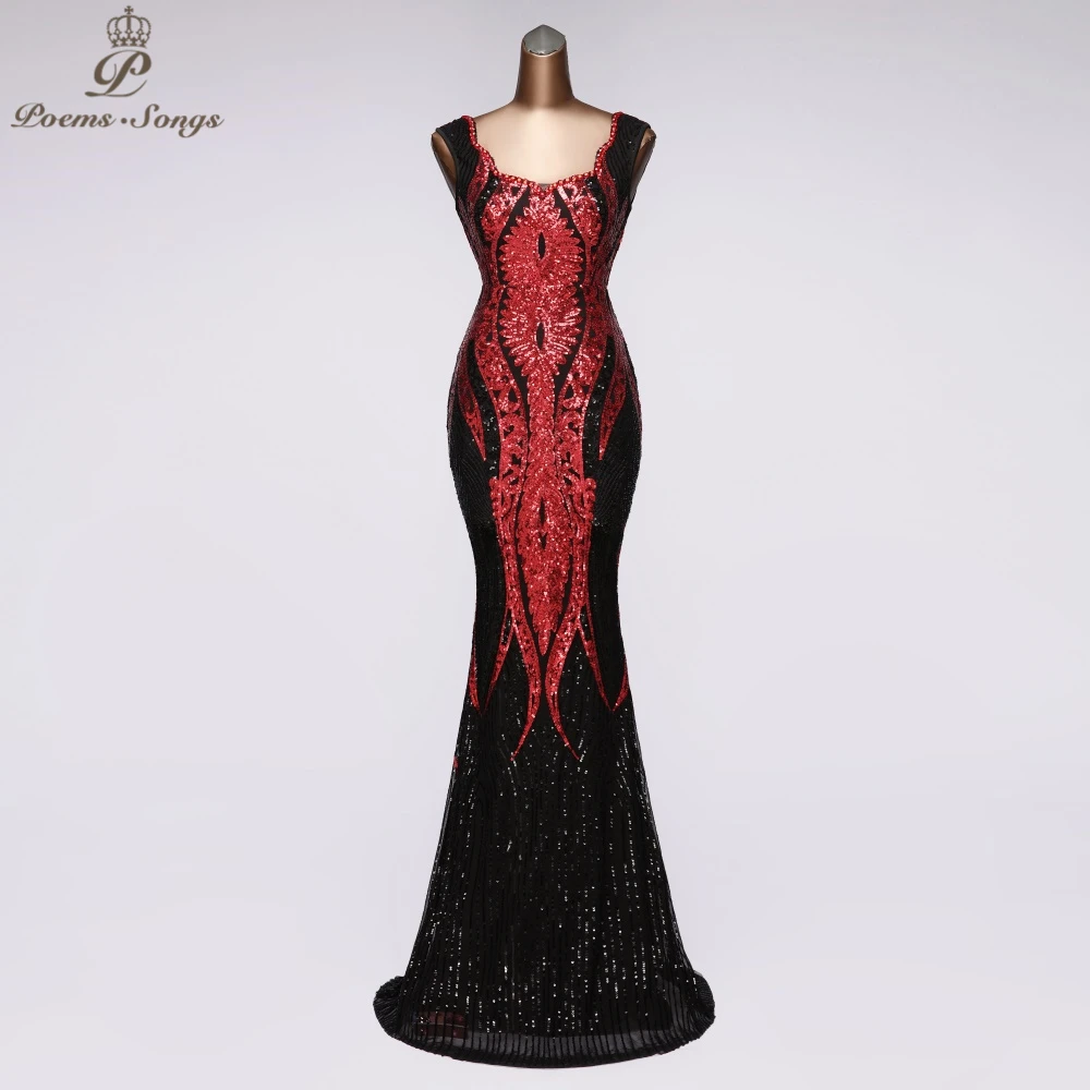 Реальные фотографии элегантное вечернее платье с блестками женское без рукавов